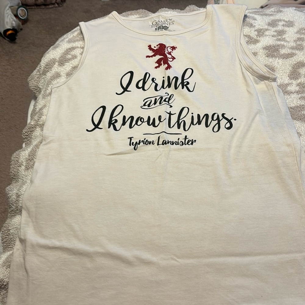 Game of Thrones tank- size M